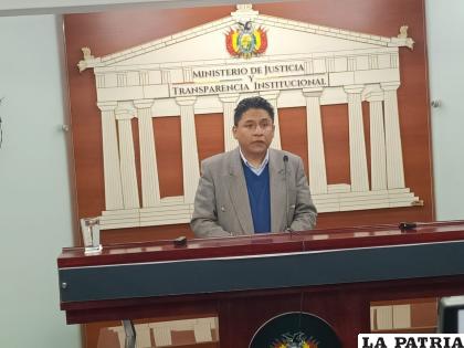El ministro de Justicia, Iván Lima / LA PATRIA