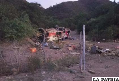 El accidente ocurrió la madrugada de este viernes /El Deber

