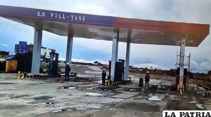 La estación de servicio intervenida /ERBOL
