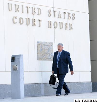El exmilitar chileno Pedro Barrientos a su llegada al Tribunal Federal de Orlando (Florida, EE.UU.) /EFE/Gerardo Mora