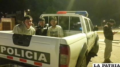Los antisociales fueron capturados /LA PATRIA