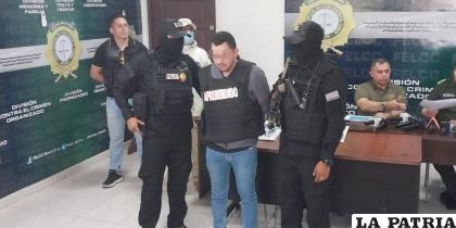 Este jueves el hombre fue presentado por la Policía /Felcv