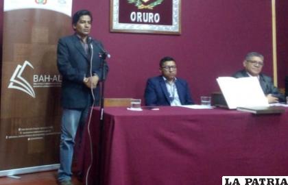Acto de entrega del Facsimilar del Libro Mayor 
/LA PATRIA