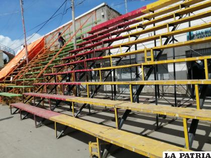 Personas con derecho preferente pueden realizar la compra de los metros lineales para el armado de graderías /LA PATRIA