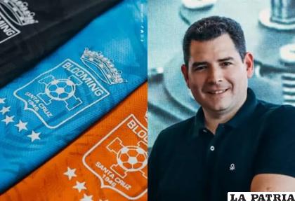 El presidente del club Blooming, Sebastián Peña /El Deber
