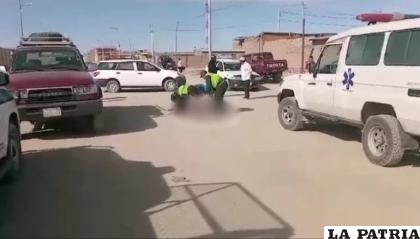 La mujer estaba en la parte trasera del motorizado, que era conducido por su esposo, que se encontraba en estado de ebriedad /RRSS