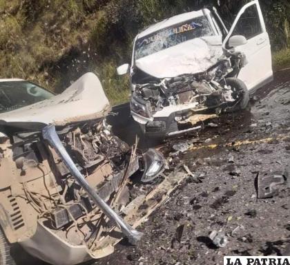 Los motorizados quedaron severamente dañados /Cortesía
