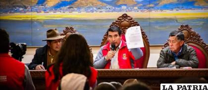 Olson Paravicini secretario de Medio Ambiente hizo conocer sobre la inspección /Archivo Gador