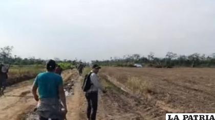 Se reportaron fuertes enfrentamiento en la zona /Captura de video