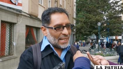 Iver Pereyra habló en su condición de abogado /LA PATRIA 
