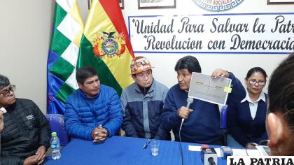 Evo Morales cuestiona declaraciones de Arce/Archivo
