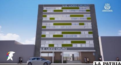 Unidad Educativa Liceo Oruro se beneficiará con nueva infraestructura /GAMO