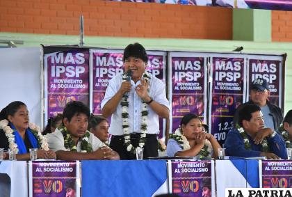 El exmandatario y líder del oficialista Movimiento al Socialismo (MAS), Evo Morales /Archivo EFE