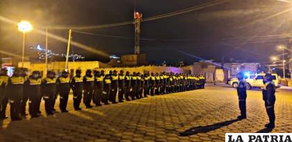 Operativos de la Policía de Oruro zona Sur /CDPO