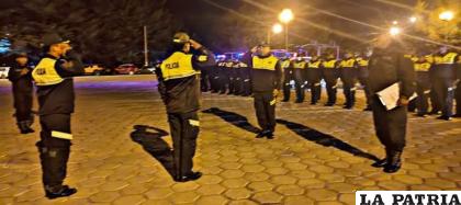 La formación e inicio del operativo nocturno /CDPO