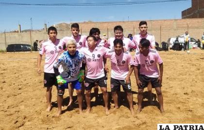 Faval llega a su primera final en el torneo de fútbol playa /LA PATRIA