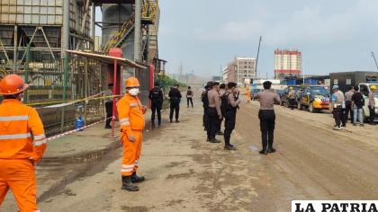 Al menos 12 personas fallecieron tras el incendio en la planta de níquel /RRSS