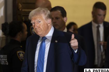 Foto de archivo del expresidente de EE.UU. Donald J. Trump /EFE/EPA/JUSTIN LANE