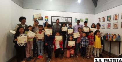 Clausura de taller vacacional de la ABAP Oruro /LA PATRIA