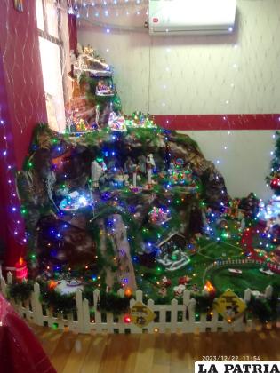 Pesebre ganador del concurso /Extensión Cultural UTO