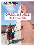 Creación del departamento de Oruro